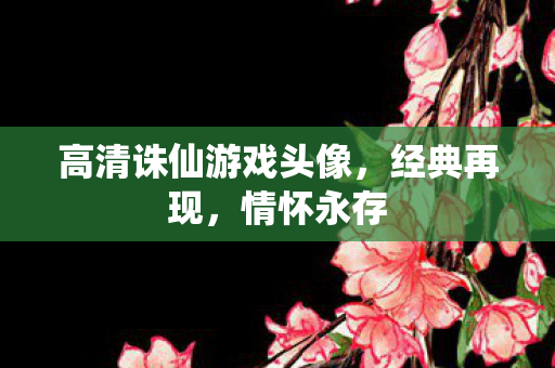 高清诛仙游戏头像,经典再现,情怀永存 高清诛仙游戏头像,经典再现,情怀永存