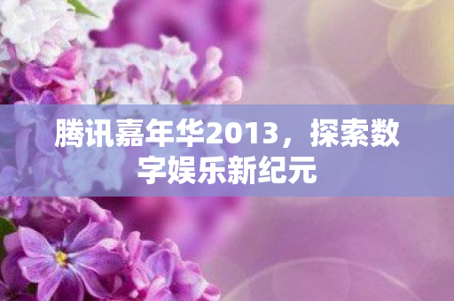 腾讯嘉年华2013图片