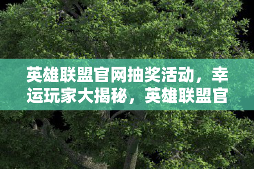 英雄联盟官网抽奖活动,幸运玩家大揭秘,英雄联盟官网抽奖活动,幸运玩家大揭秘 英雄联盟官网抽奖活动,幸运玩家大揭秘,英雄联盟官网抽奖活动,幸运玩家大揭秘