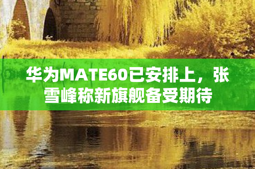 华为MATE60已安排上,张雪峰称新旗舰备受期待 华为MATE60已安排上,张雪峰称新旗舰备受期待