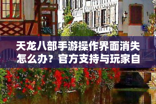 天龙八部手游操作界面消失怎么办图片