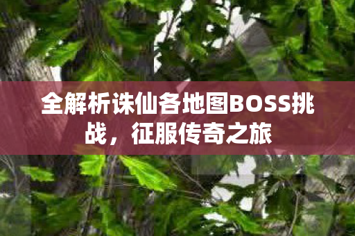 全解析诛仙各地图BOSS挑战图片