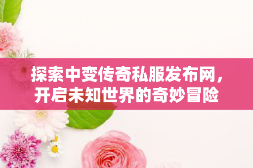 探索中变传奇私服发布网图片
