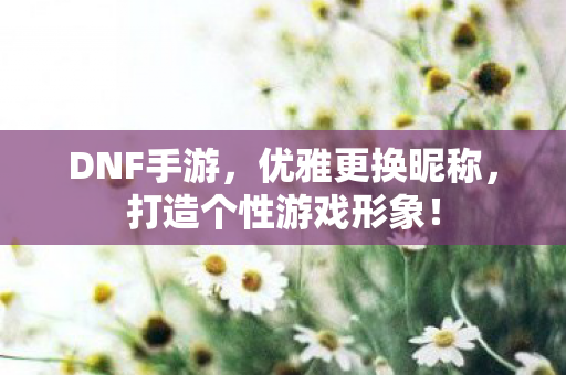 打造个性游戏形象图片