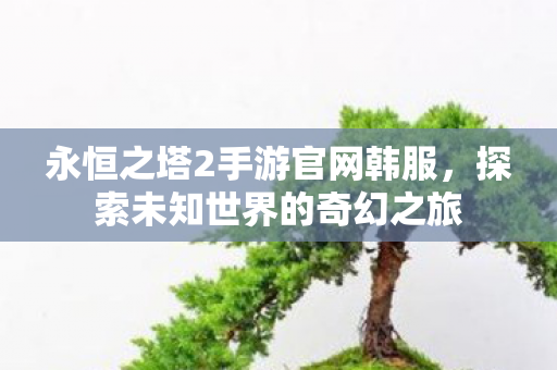 永恒之塔2手游官网韩服图片