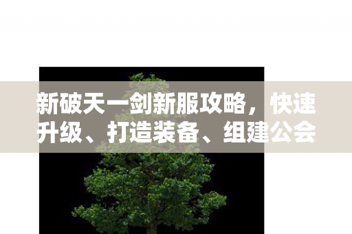 新破天一剑新服攻略图片