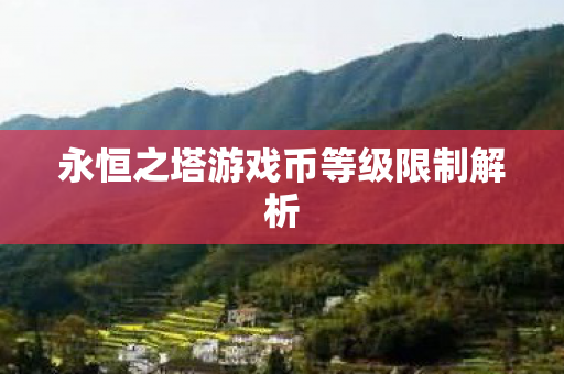 永恒之塔游戏币等级限制解析图片