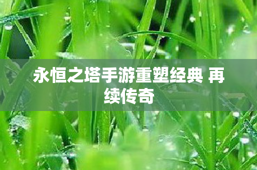 永恒之塔手游重塑经典 再续传奇