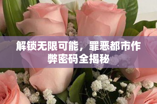 罪恶都市作弊密码全揭秘图片