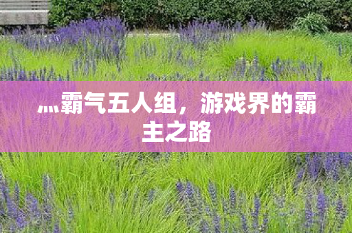 游戏界的霸主之路图片