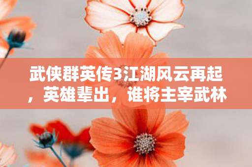 武侠群英传3江湖风云再起图片