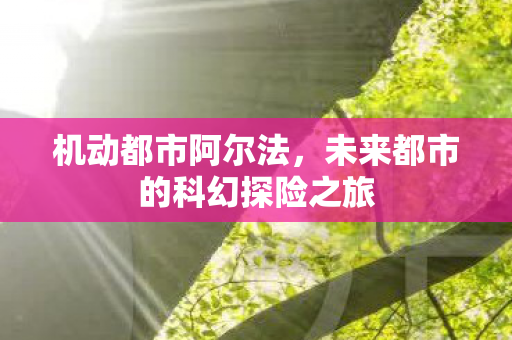 未来都市的科幻探险之旅图片