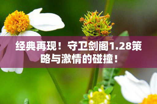 经典再现！守卫剑阁1.28策略与激情的碰撞！