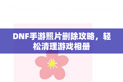 DNF手游照片删除攻略图片