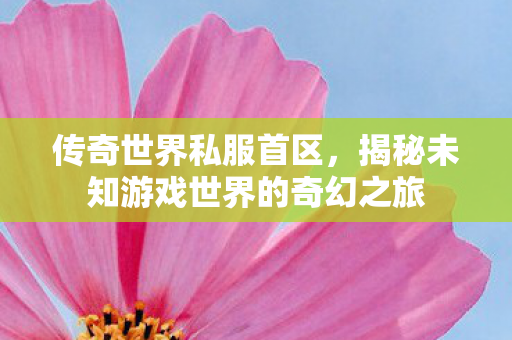 揭秘未知游戏世界的奇幻之旅图片