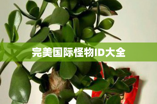 完美国际怪物ID大全图片