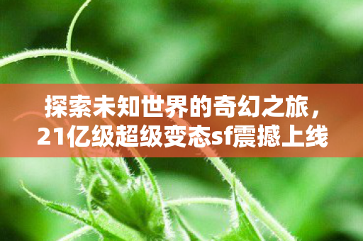 21亿级超级变态sf震撼上线图片