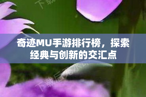 奇迹MU手游排行榜,探索经典与创新的交汇点 奇迹MU手游排行榜,探索经典与创新的交汇点