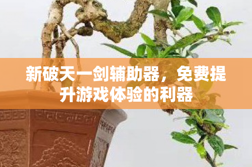 新破天一剑辅助器,免费提升游戏体验的利器 新破天一剑辅助器,免费提升游戏体验的利器