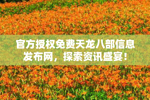 官方授权免费天龙八部信息发布网图片