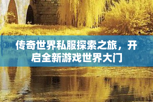 传奇世界私服探索之旅图片