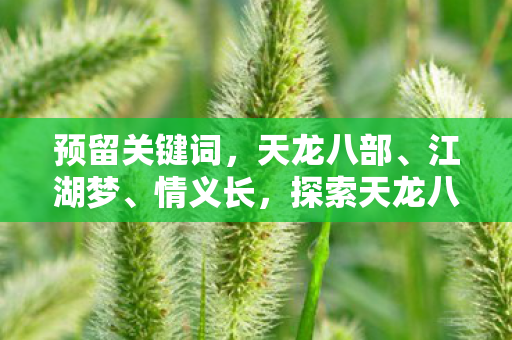 探索天龙八部江湖梦图片