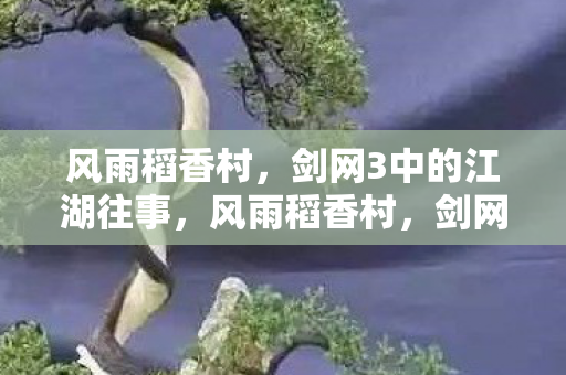 剑网3中的江湖往事图片