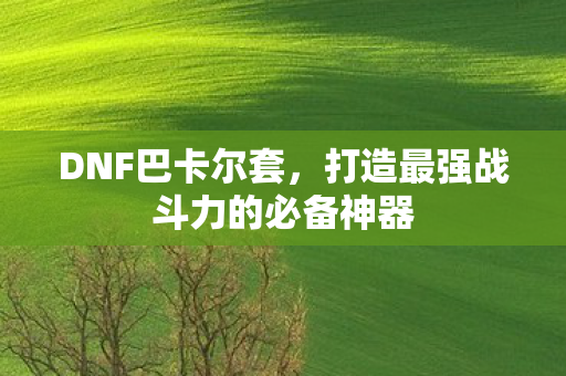 打造最强战斗力的必备神器图片
