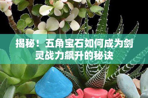 五角宝石如何成为剑灵战力飙升的秘诀图片