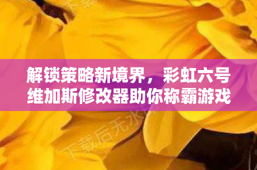 解锁策略新境界，彩虹六号维加斯修改器助你称霸游戏