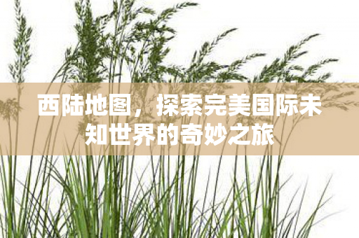 探索完美国际未知世界的奇妙之旅图片