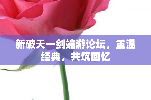 新破天一剑端游论坛图片