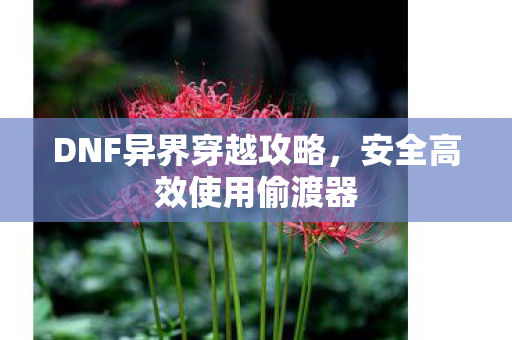DNF异界穿越攻略图片
