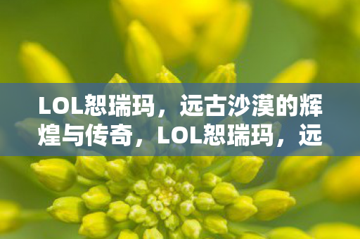远古沙漠的辉煌与传奇图片