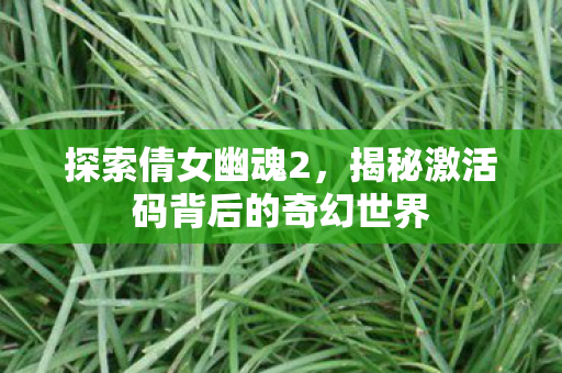 揭秘激活码背后的奇幻世界图片