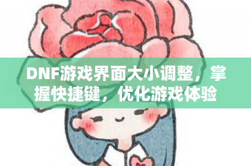 DNF游戏界面大小调整图片
