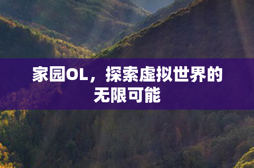 探索虚拟世界的无限可能图片