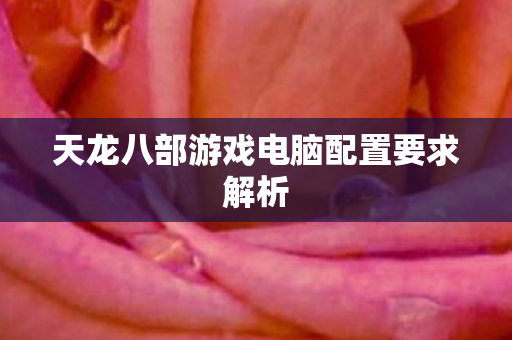 天龙八部游戏电脑配置要求解析图片