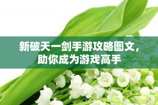新破天一剑手游攻略图文图片