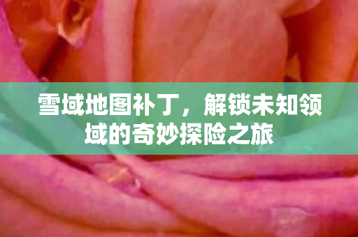 雪域地图补丁,解锁未知领域的奇妙探险之旅 雪域地图补丁,解锁未知领域的奇妙探险之旅