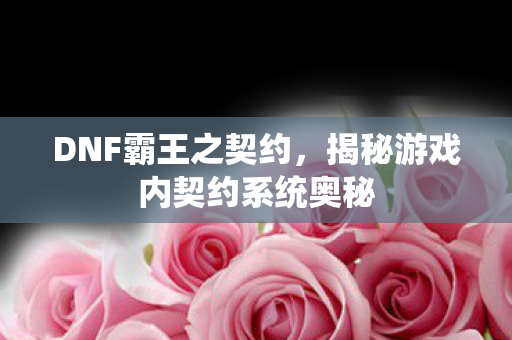 揭秘游戏内契约系统奥秘图片