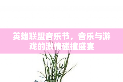音乐与游戏的激情碰撞盛宴图片