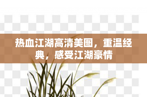热血江湖高清美图图片