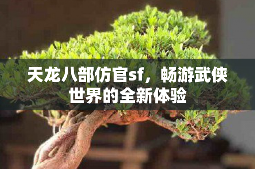 天龙八部仿官sf,畅游武侠世界的全新体验 天龙八部仿官sf,畅游武侠世界的全新体验