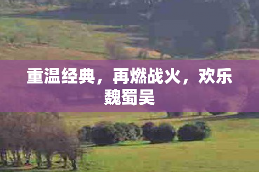 重温经典,再燃战火,欢乐魏蜀吴 重温经典,再燃战火,欢乐魏蜀吴