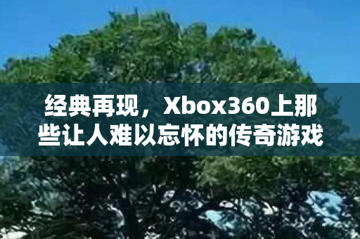 经典再现,Xbox360上那些让人难以忘怀的传奇游戏 经典再现,Xbox360上那些让人难以忘怀的传奇游戏