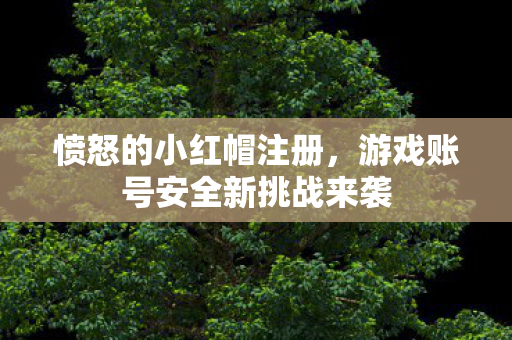 游戏账号安全新挑战来袭图片
