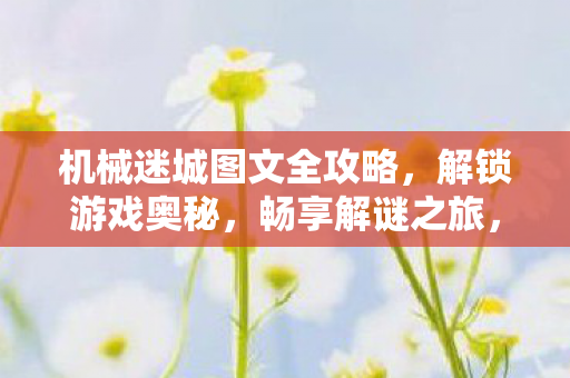 机械迷城图文全攻略图片