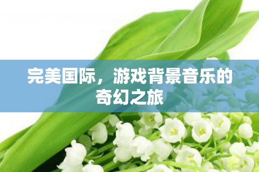 游戏背景音乐的奇幻之旅图片