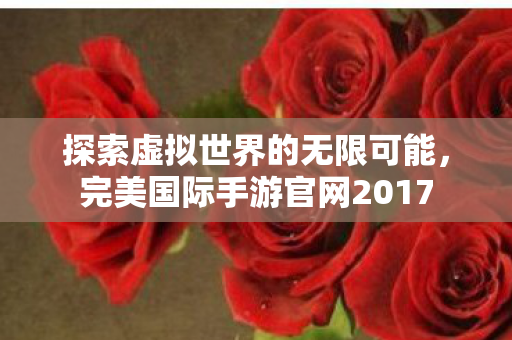 完美国际手游官网2017图片